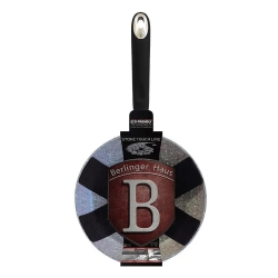 Patelnia marmurowa 28cm Berlinger Haus Grey Stone Touch BH-1148