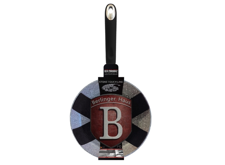 Patelnia marmurowa 30cm Berlinger Haus Grey Stone Touch BH-1149