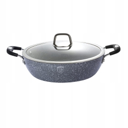 Garnek tradycyjny Berlinger Haus Grey Stone Touch 4,9L 32cm BH-1157