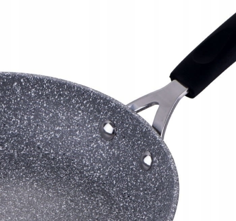 Przejdź do produktu Patelnia marmurowa WOK 28cm Berlinger Haus Grey Stone Touch BH-1159