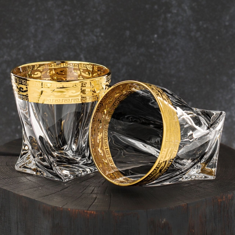 Komplet do whisky Bohemia Ornament | 6+1