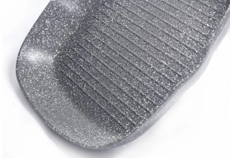 Przejdź do produktu Patelnia marmurowa grillowa 28cm Berlinger Haus Grey Stone Touch BH-1163