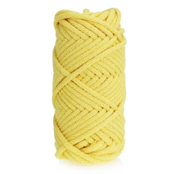 Sznurek do rękodzieła makramy z rdzeniem Żółty 3mm 20m