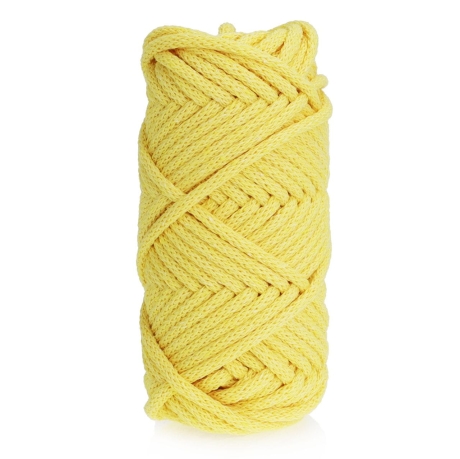 Przejdź do produktu Sznurek do rękodzieła makramy z rdzeniem Żółty 3mm 20m