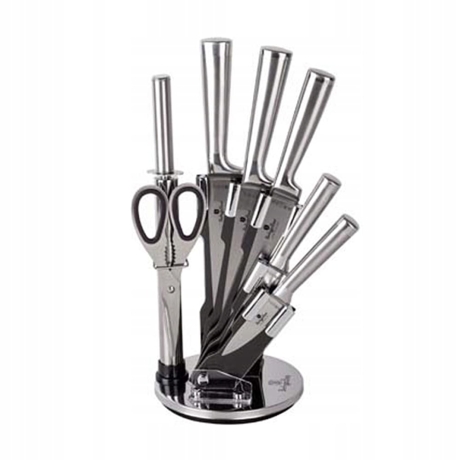 Przejdź do produktu BerlingerHaus komplet noże stojak prezent Black Silver BH-2808