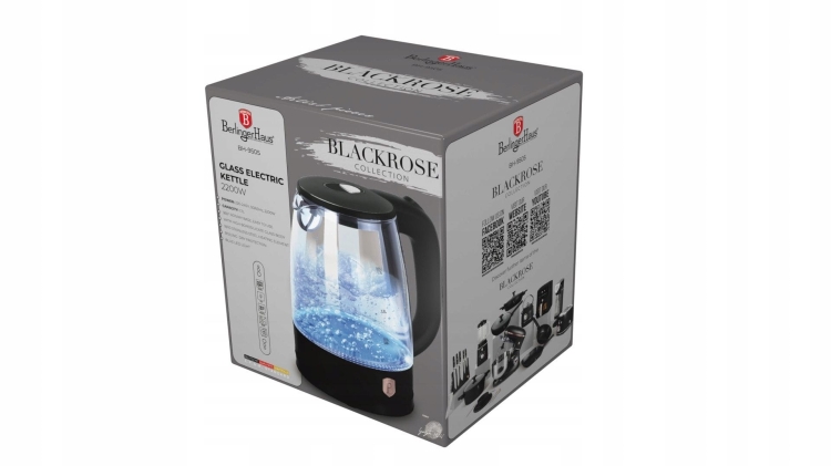 Czajnik elektryczny 1,7L Berlinger Haus BH-9505 Black rose