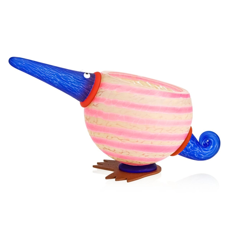 Ekskluzywna rzeźba szklana figurka HANDMADE - Świeca