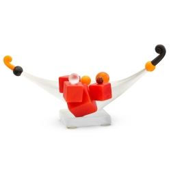 Ekskluzywna rzeźba szklana figurka HANDMADE - Rogi