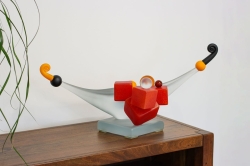 Ekskluzywna rzeźba szklana figurka HANDMADE - Rogi