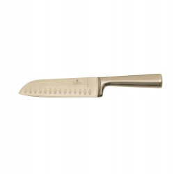 Stalowy nóż Santoku Gold Berlinger Haus 17,5CM Leonardo BH-2829