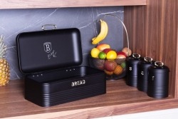 Zestaw chlebak + 3 pojemniki Berlinger Haus Black Silver BH-6754