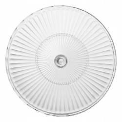 Patera szklana na stopce z kloszem na tort ciasta Altom Design VENUS 28cm