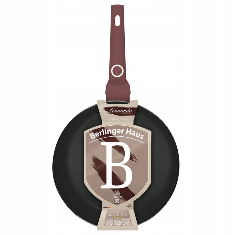 Wok Patelnia tytanowa Flip 26cm Berlinger Haus Leonardo BH-8029