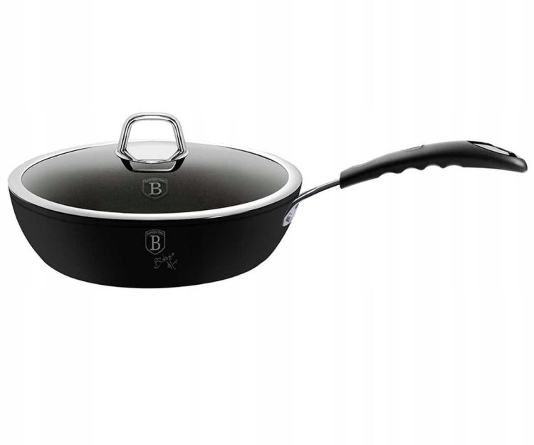 Patelnia granitowa 24cm Berlinger Haus Professional Black Titan BH-6119