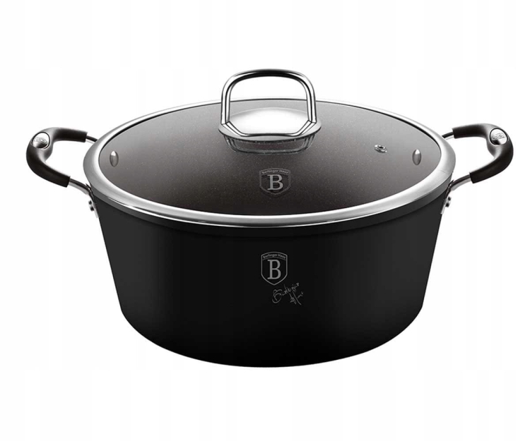 Garnek tradycyjny Berlinger Haus Professional Black Titan 6,1L BH-6124