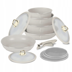 Zestaw garnków 12el. z odpinaną rączką Berlinger Haus Sahara BH-8247