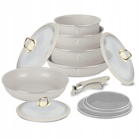 Przejdź do produktu Zestaw garnków 12el. z odpinaną rączką Berlinger Haus Sahara BH-8247