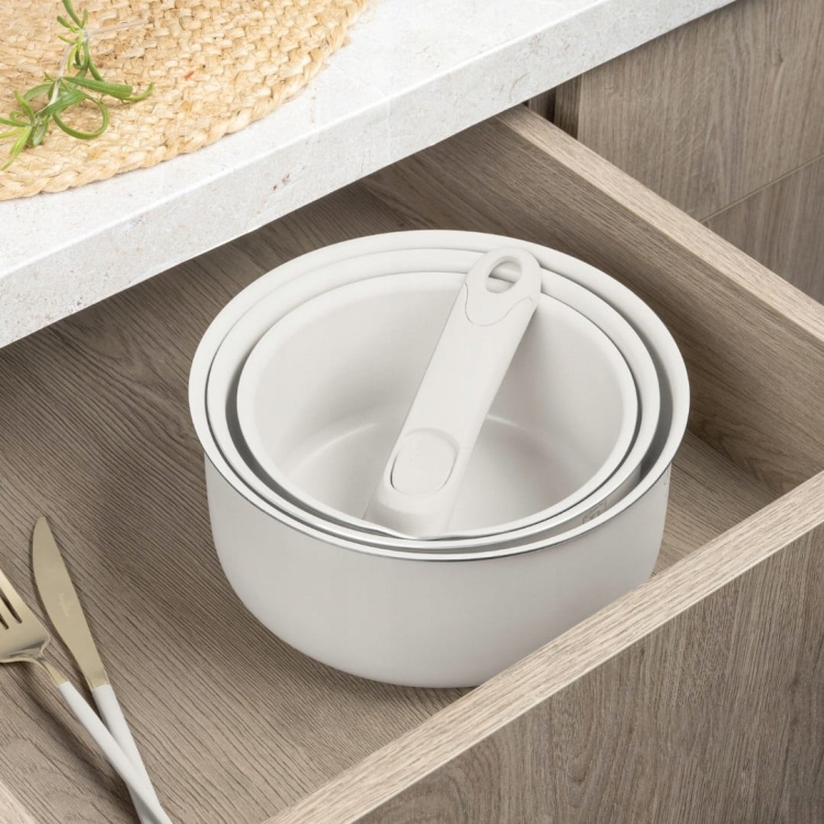 Zestaw garnków 12el. z odpinaną rączką Berlinger Haus Sahara BH-8247