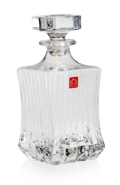 Ekskluzywny zestaw do whisky 6+1 RCR Adagio w skrzynce z GRAWEREM