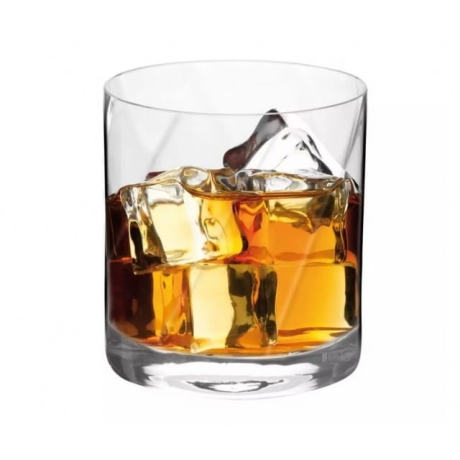 Przejdź do produktu Szklanki z OPTYKIEM niskie do whisky, soku, drinków KROSNO UNIQUE Romance 320ml 4szt