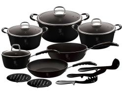 Zestaw garnków indukcja Berlinger Haus Black Professional line BH-6129