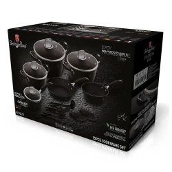 Zestaw garnków indukcja Berlinger Haus Black Professional line BH-6129
