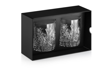 Przejdź do produktu AmberGlass Szlif nr.6 Ekskluzywne kryształowe szklanki do whisky typu classic tumbler glass 2szt.