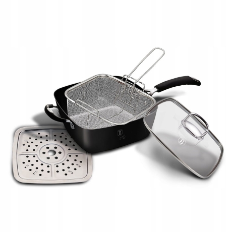 Przejdź do produktu Patelnia tradycyjna Berlinger Haus Black Professional line 24 cm