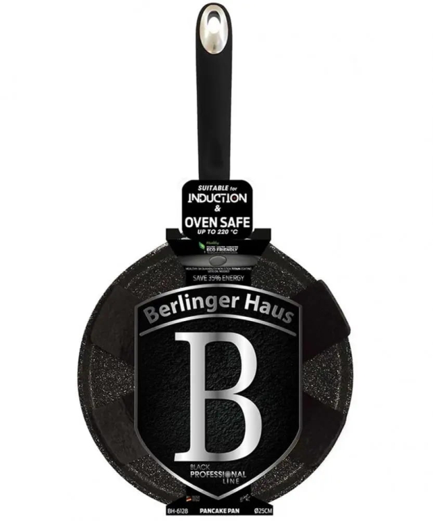 Patelnia tradycyjna Berlinger Haus Black Professional 28 cm tytanowa BH-7135