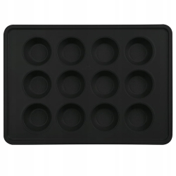 Forma do muffinek babeczek Berlinger Haus Matte Black 42,3x29,8cm BH-7876