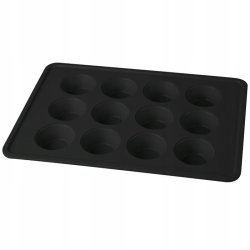 Forma do muffinek babeczek Berlinger Haus Matte Black 42,3x29,8cm BH-7876