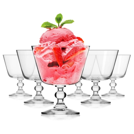 Przejdź do produktu Pucharki na lody, desery, sałatki KROSNO Krista 380/480ml