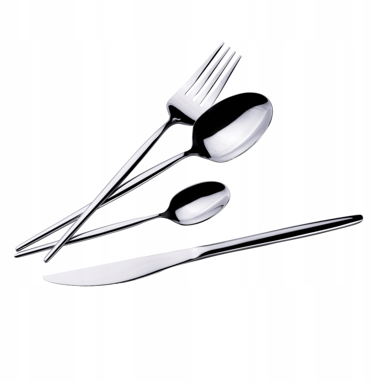 Zestaw Sztućce Berlinger Haus Black Silver dla 6 osób BH-3037