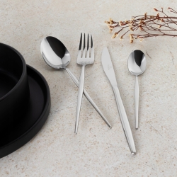 Zestaw Sztućce Berlinger Haus Black Silver dla 6 osób BH-3037