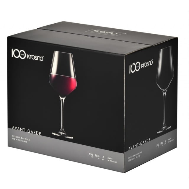 Kieliszki do wina czerwonego KROSNO Avant-Garde 490/550ml