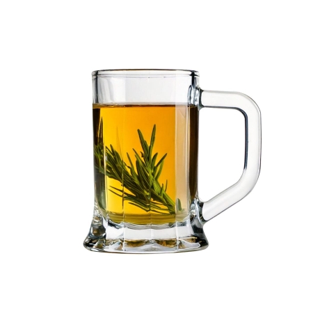 Przejdź do produktu Kieliszki z uszkiem do wódki likieru "KUFELKI" Qfelki 30/35ml 6szt WYSOKIE