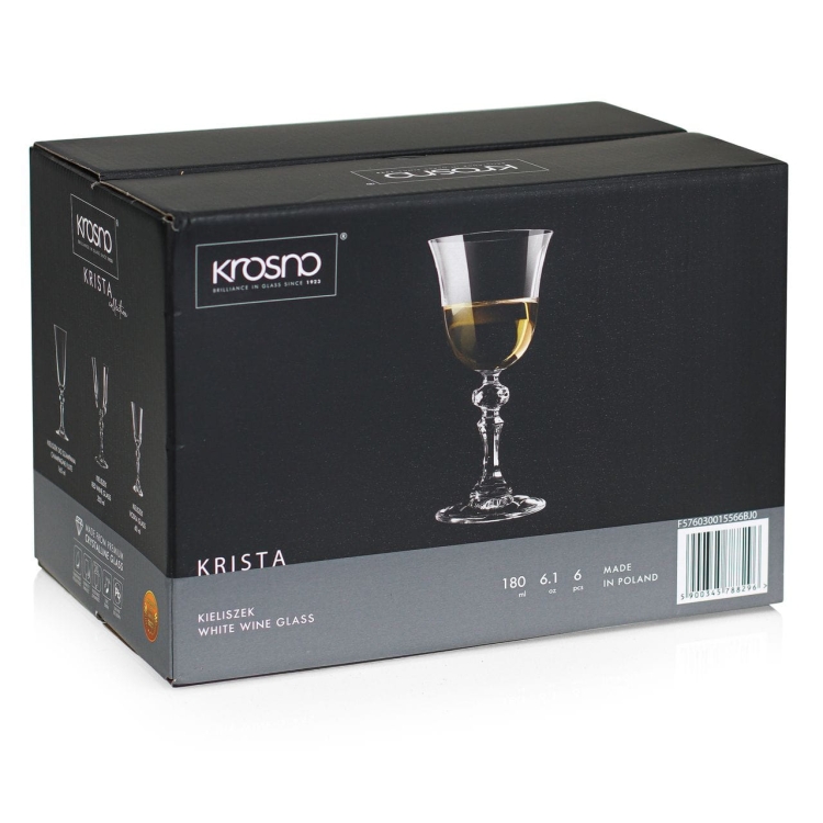 Kieliszki do wina białego KROSNO Krista 150/180 ml