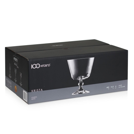 Przejdź do produktu Pucharki na lody, desery, sałatki KROSNO Krista 380/480ml