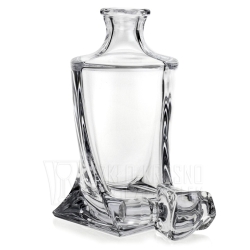 Ekskluzywna KRYSZTAŁOWA karafka do whisky Bohemia Quadro 500 ml