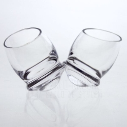 Kieliszki do wódki "bujające się" KROSNO Handmade ROLY-POLY 40ml