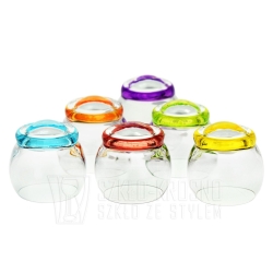 Kolorowe kieliszki Bohemia CRAZY 60 ml