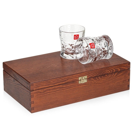 Przejdź do produktu Kryształowe szklanki do whisky RCR SOUND FUNKY 320ml w skrzynce z GRAWEREM