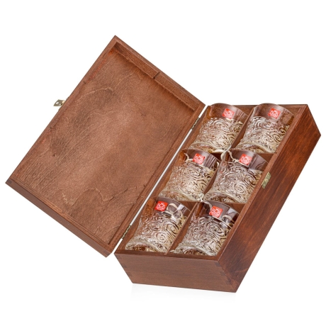 Przejdź do produktu Kryształowe szklanki do whisky RCR SOUND SOUL 320ml w skrzynce z GRAWEREM