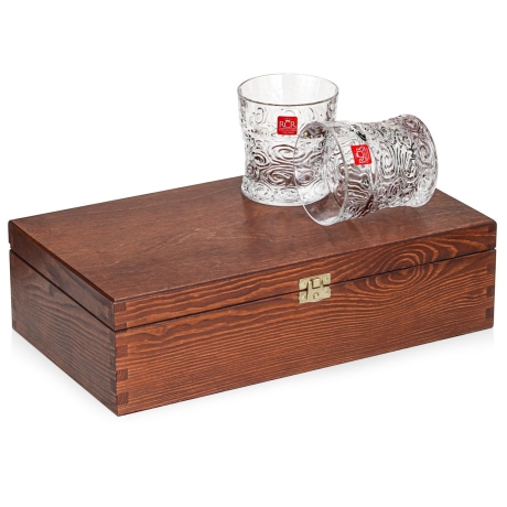 Przejdź do produktu Kryształowe szklanki do whisky RCR SOUND SOUL 320ml w skrzynce z GRAWEREM