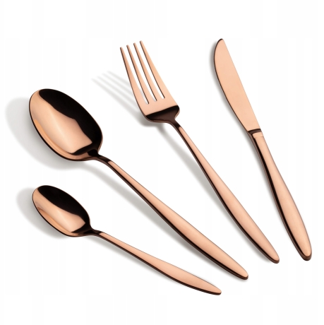 Przejdź do produktu Zestaw Sztućce dla 6 osób Berlinger Haus Rose gold  BH-3062