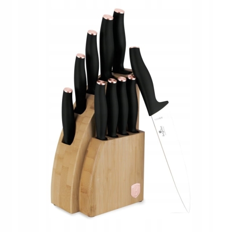 Przejdź do produktu Berlinger Haus komplet noże w stojaku Black Rose 10el BH-2760