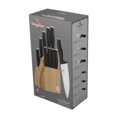 Berlinger Haus komplet noże w stojaku Black Rose 10el BH-2760