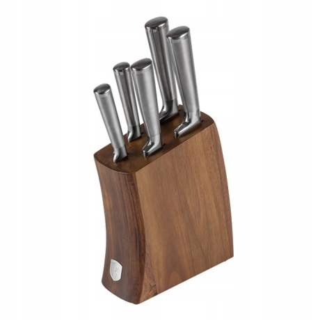 Przejdź do produktu BerlingerHaus komplet noże stojak bambusowy prezent Antracit BH-3124