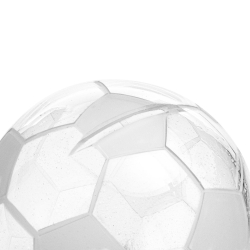 Duża szklana skarbonka KULA "Piłka nożna" V1