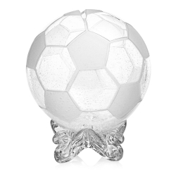 Duża szklana skarbonka KULA "Piłka nożna" V1